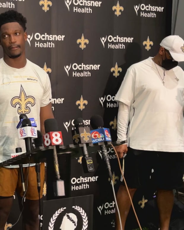 Kirk Merritt  - Day 2 of Saints Training Camp